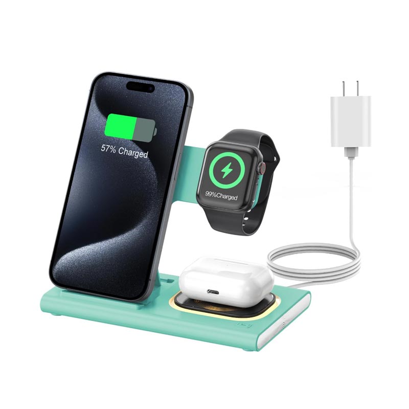 15w Wireless Charger for Foldable 3 in 1 Phone