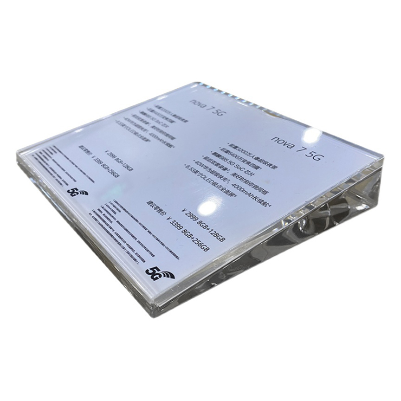Acrylic Price Tag Block